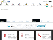 Tablet Screenshot of edulix.com